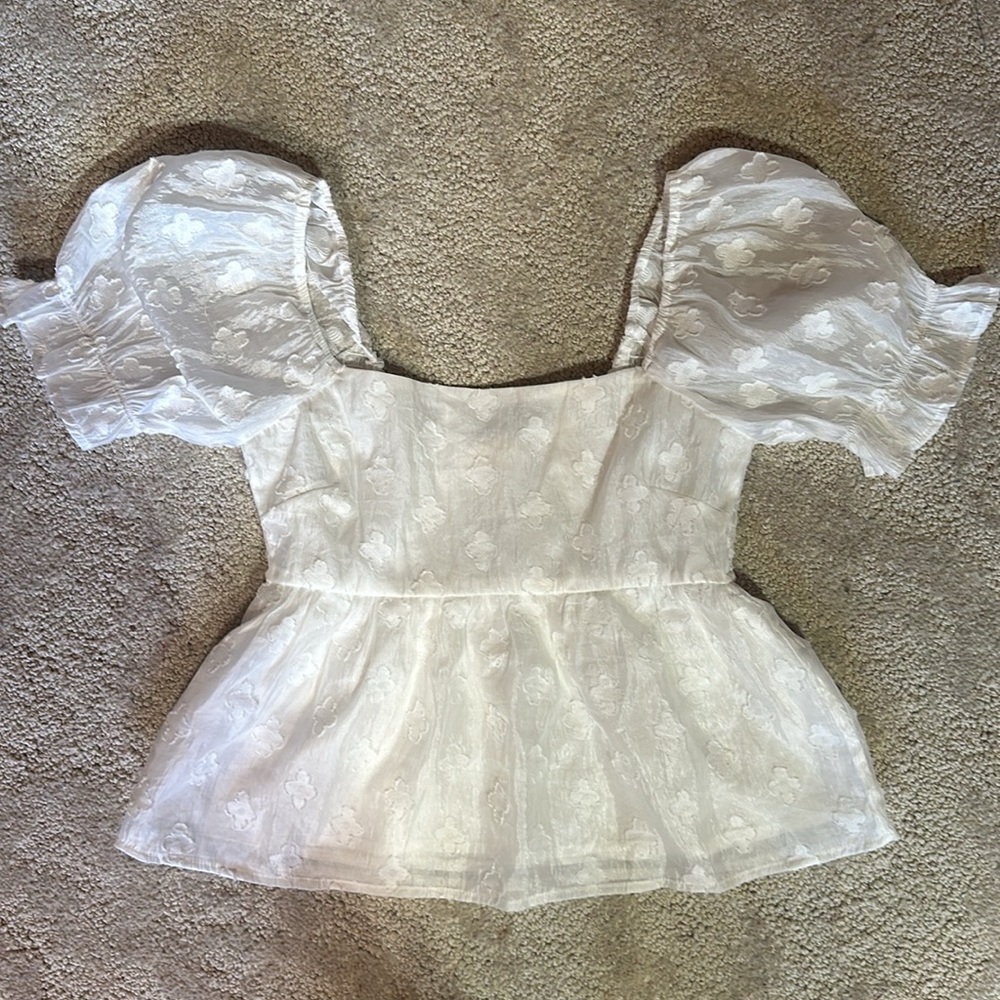 Altar’d State White Crop top